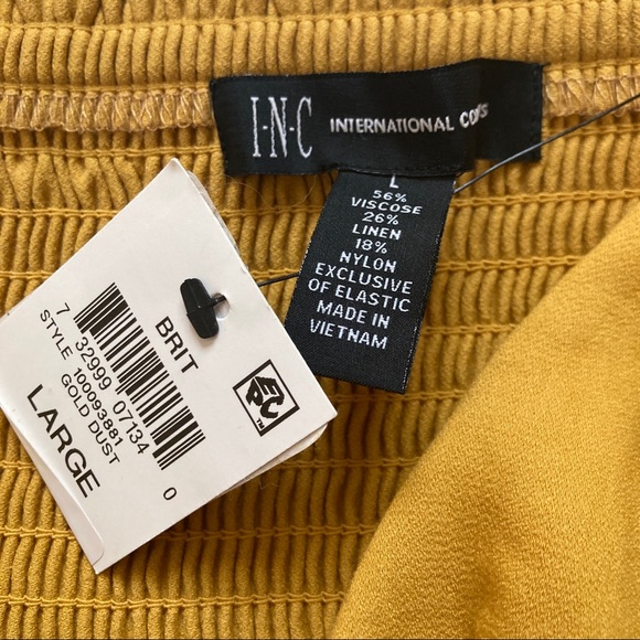 Midi Tiered Mustard Sundress NWOT Large - Picture 8 of 10